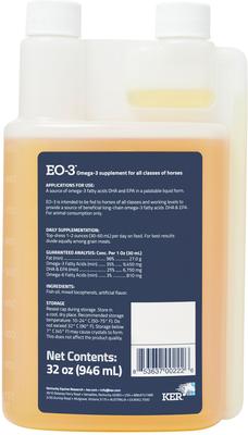 Show full view: Kentucky Equine Research EO-3 Horse Supplement, 32-fl oz bottle slide 2 of 6