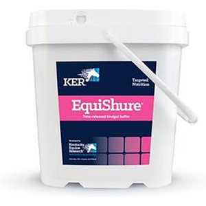 Kentucky Equine Research EquiShure Time-Released Hindgut Buffer Powder Horse Supplement, 15.9-lb tub