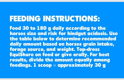 Show full view: Kentucky Equine Research EquiShure Time-Released Hindgut Buffer Powder Horse Supplement, 15.9-lb tub slide 4 of 5