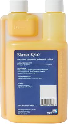 Show full view: Kentucky Equine Research Nano-Q10 Antioxidant Liquid Horse Supplement, 15-fl oz bottle slide 2 of 3