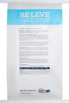 Show full view: Kentucky Equine Research Re-Leve Low-NSC Horse Feed, 44-lb bag slide 2 of 7