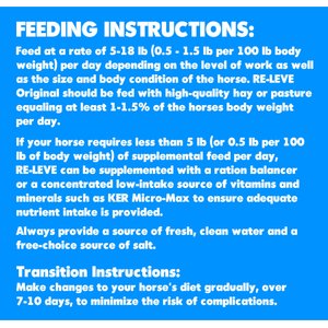 Kentucky Equine Research Re-Leve Low-NSC Horse Feed, 44-lb bag