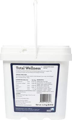 Show full view: Kentucky Equine Research Total Wellness Complete Performance Formula Hay Flavor Pellets Horse Supplement, 8.8-lb bucket slide 2 of 4