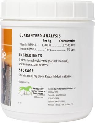 Show full view: Kentucky Performance Products Elevate Se Vitamin E & Selenium Powder Horse Supplement, 2-lb jar slide 3 of 4