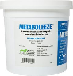 Kentucky Performance Products Metaboleeze Metabolic Support Powder Horse Supplement, 3-lb tub slide 2 of 4