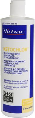 Show full view: KetoChlor Medicated Shampoo for Dogs & Cats, 16-oz bottle slide 1 of 3