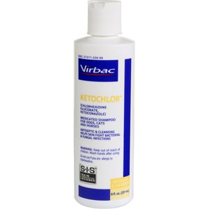 KetoChlor Medicated Shampoo for Dogs & Cats, 8-oz bottle