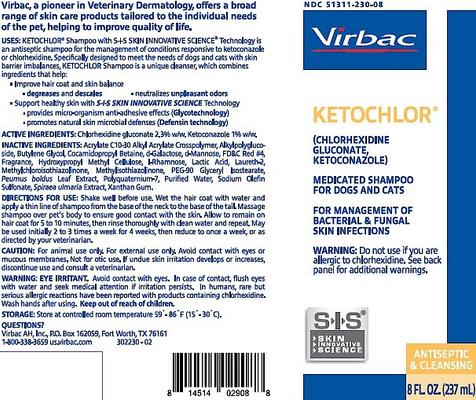 Show full view: KetoChlor Medicated Shampoo for Dogs & Cats, 8-oz bottle slide 2 of 3