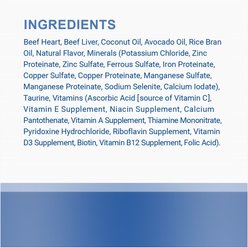 Ketogenic Pet Food Beef Heart & Liver Freeze-Dried Dog & Cat Food, 19.5-oz canister slide 2 of 4