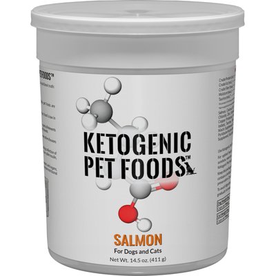 Ketogenic Pet Food Ketogenic Pet Food Keto Salmon Freeze-Dried Dog & Cat Food, 14.5-oz canister