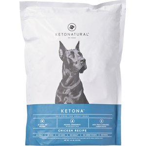 KetoNatural Ketona Chicken Recipe Adult Dry Dog Food, 4.2-lb bag