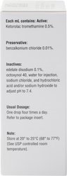 Ketorolac Tromethamine (Generic) Ophthalmic Solution 0.5%, 10-mL bottle slide 2 of 5