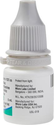 Show full view: Ketorolac Tromethamine (Generic) Ophthalmic Solution 0.5%, 5-mL bottle slide 4 of 6
