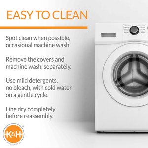 K&H Pet Products Bucket Booster Seat Knockdown Dog Booster Seat, Gray, Large