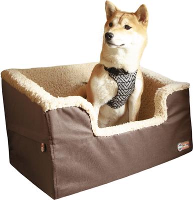 Show full view: K&H Pet Products Bucket Booster Seat Rectangle Knockdown Dog Booster Seat, Chocolate, Large slide 1 of 10