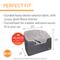 Show in main carousel: K&H Pet Products Bucket Heated Knockdown Dog Booster Seat, Gray, Large slide 2 of 12