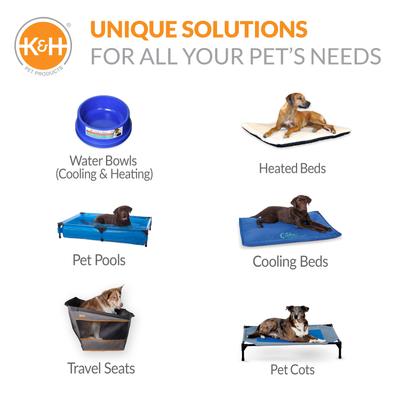 Show full view: K&H Pet Products Canopy Add on for Elevated Dog Bed, Gray, X-Large slide 5 of 9