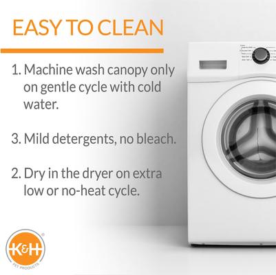 Show full view: K&H Pet Products Canopy Add on for Elevated Dog Bed, Tan, Medium slide 4 of 9