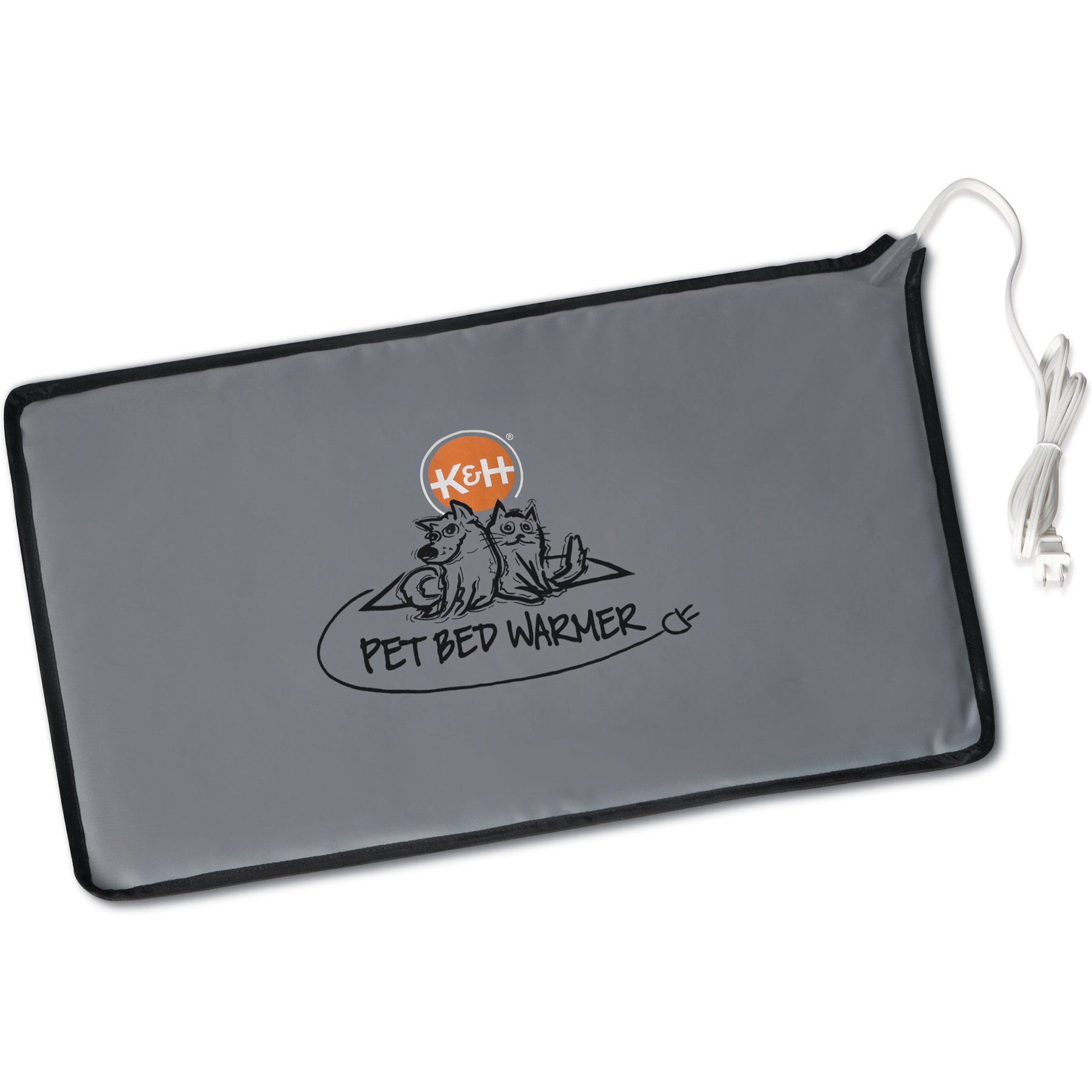 Heating Pad Kennel Heater K&H PET PRODUCTS Cat Dog Bed Warmer Gray