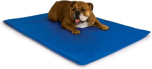 Show full view: K&H Pet Products Cool Bed III Dog Pad, Blue, Medium slide 1 of 13