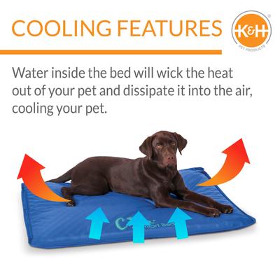 Show full view: K&H Pet Products Coolin' Comfort Orthopedic Dog Bed, Large slide 3 of 12