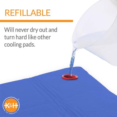 Show full view: K&H Pet Products Coolin' Dog Mat, Blue, Large slide 4 of 12