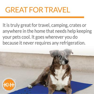 Show full view: K&H Pet Products Coolin' Dog Mat, Blue, X-Large slide 6 of 12