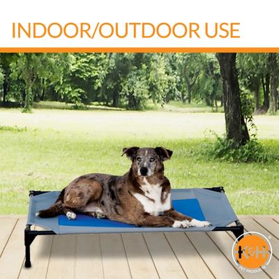 Show full view: K&H Pet Products Coolin' Outdoor Elevated Cot Dog Bed, Large slide 5 of 11