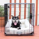 K&H Pet Products Deluxe Bolster Dog Crate Pad, Natural, Large