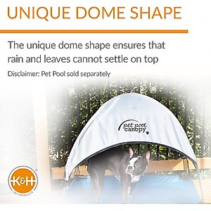 K&H Pet Products Dog Pool Canopy, Small