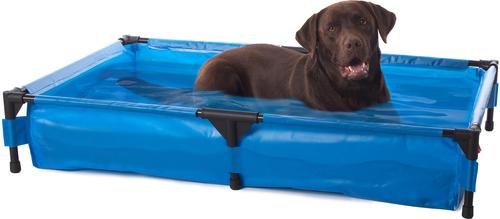 Show full view: K&H Pet Products Dog Pool & Pet Bath, Blue, X-Large slide 1 of 11