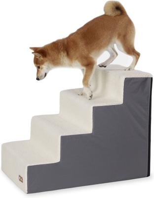 Show full view: K&H Pet Products Dog Stair Steps, Gray, 4 Stair slide 1 of 10