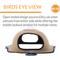 Show in main carousel: K&H Pet Products EZ Mount Bubble Pod Cat Window Perch, Tan slide 5 of 12