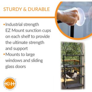 K&H Pet Products EZ Mount Quad Stack Cat Furniture