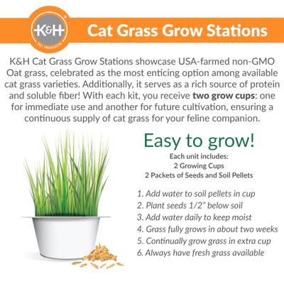 Show full view: K&H Pet Products EZ Mount Window Cat Grass Grow Station, White slide 8 of 13