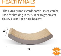 K&H Pet Products EZ Mount Window Kitty Sill Cradle Scratcher Refill, Tan slide 2 of 6
