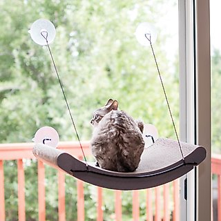 K&H Pet Products EZ Mount Window Scratcher Kitty Sill Cradle, Tan slide 1 of 8
