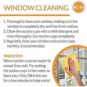 K&H Pet Products EZ Mount Window Scratcher Kitty Sill Cradle, Tan