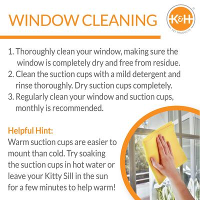 Show full view: K&H Pet Products EZ Mount Window Kitty Sill with Scratcher, Tan slide 6 of 12