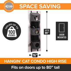 K&H Pet Products Hangin' Multi-Story Cat Condo, 5-Story slide 2 of 8