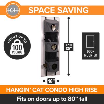 Show full view: K&H Pet Products Hangin' Multi-Story Cat Condo, 5-Story slide 4 of 11