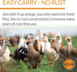 K&H Pet Products Heated Duck Waterer, Red, 2.5-gal slide 2 of 7