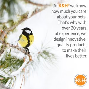 K&H Pet Products Ice Eliminator Super Birdbath Deicer, 80 Watt
