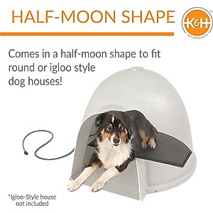 K&H Pet Products Igloo-Style Heated Pad & Cover, Large