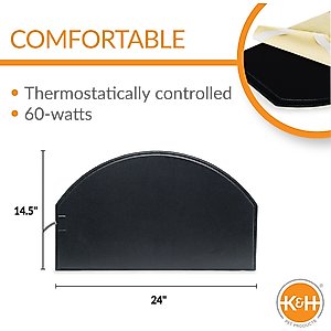 K&H Pet Products Igloo-Style Heated Pad & Cover, Medium