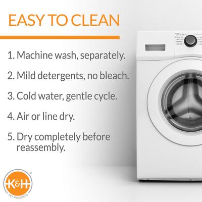 Show full view: K&H Pet Products Lazy Cup Cat Bed, Tan/Mocha, Small slide 4 of 9