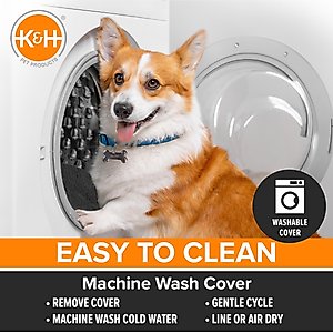 K&H Pet Products Lectro-Soft Outdoor Heated Pad, Gray, Small