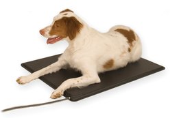 K&H Pet Products Original Lectro-Kennel Outdoor Heated Dog Pad with Cover, Black, Medium