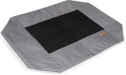 K&H Pet Products Original Pet Cot Replacement Dog Bed Cover, Gray, Large