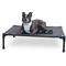 Show in main carousel: K&H Pet Products Original Steel Frame Cot Outdoor Elevated Dog Bed, Charcoal/Black, Medium slide 2 of 13